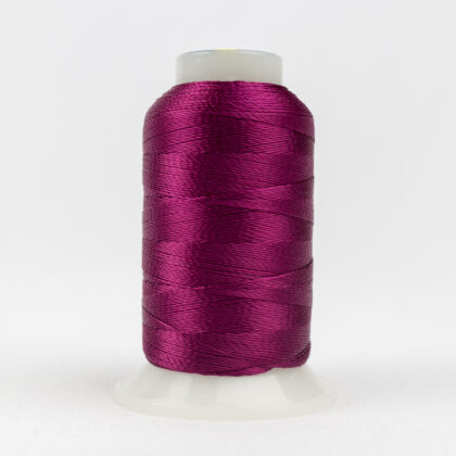 raspberry thread 12wt embroidery