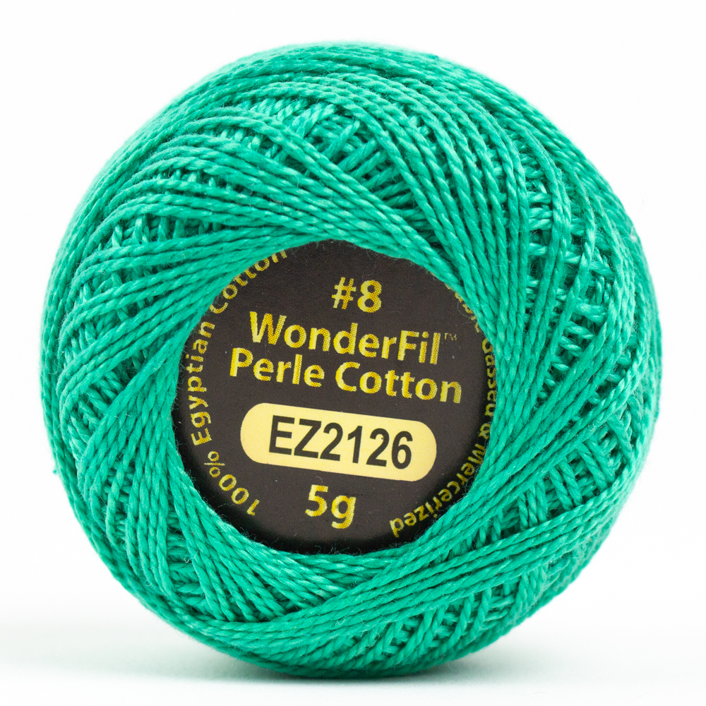 WonderFil Specialty Threads - Comparing Hand Embroidery Thread Weights:  12wt, #8, #5, #3