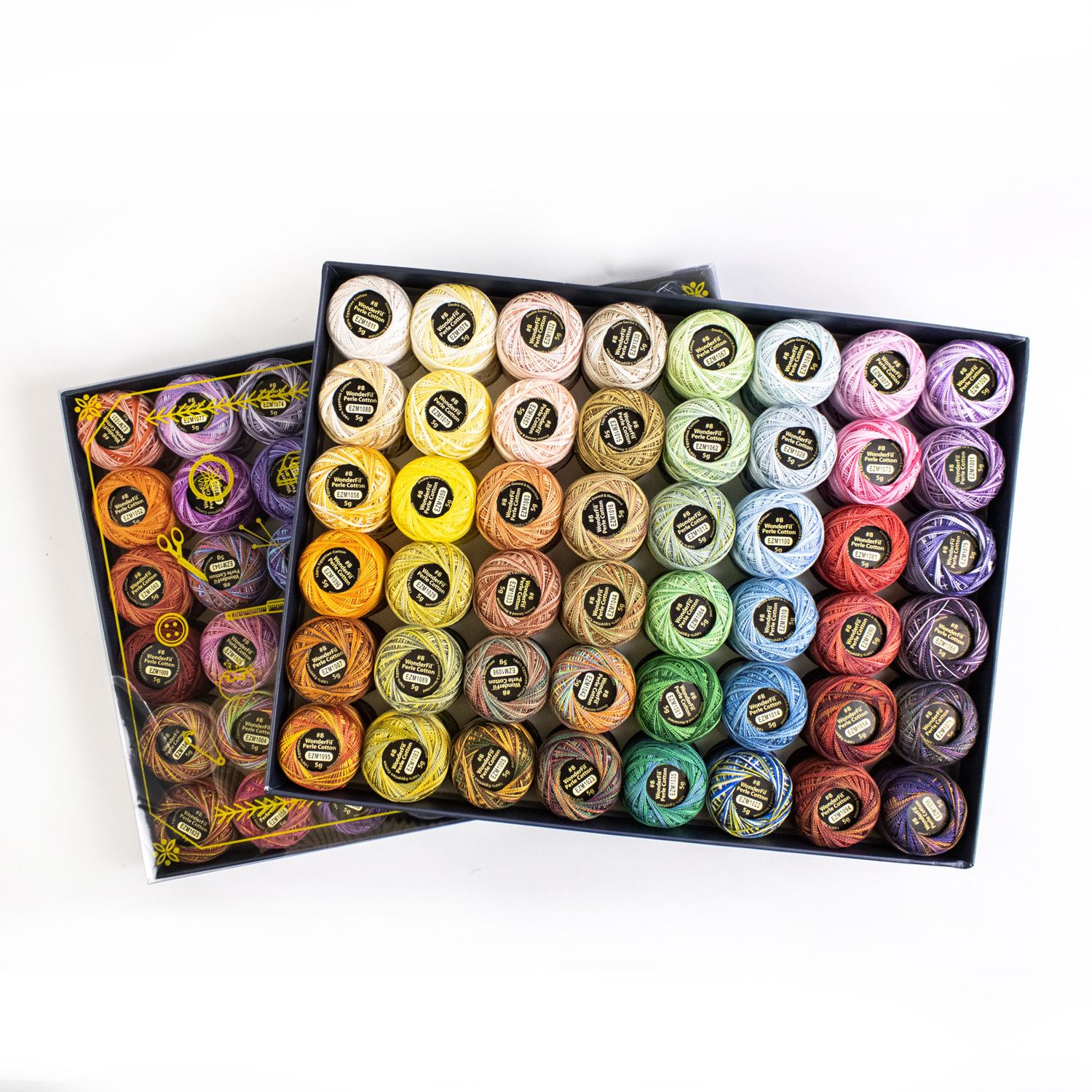 Comparing Hand Embroidery Thread Weights: 12wt, #8, #5, #3 - WonderFil  Specialty Threads USA